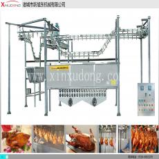 <b>燒雞、鴨過油懸掛式油炸生產(chǎn)線</b>